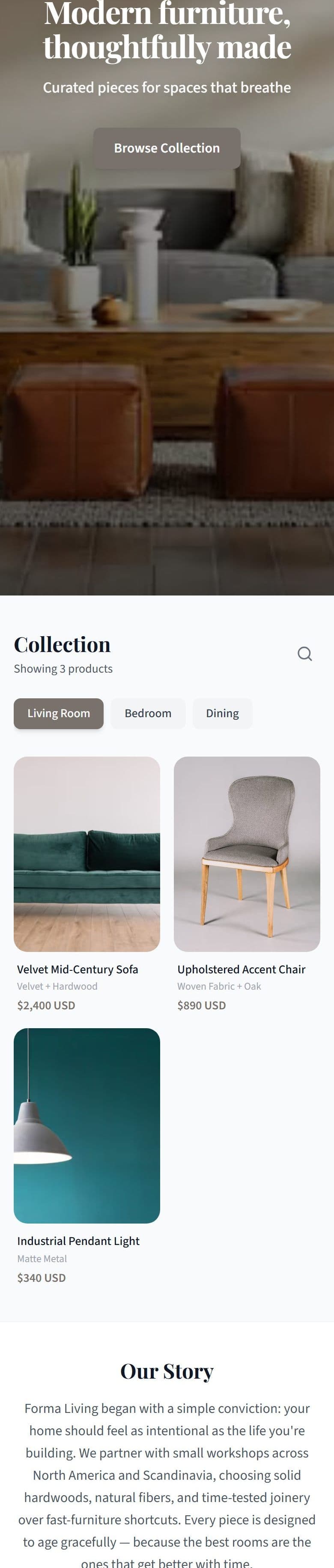 This is a free showroom.